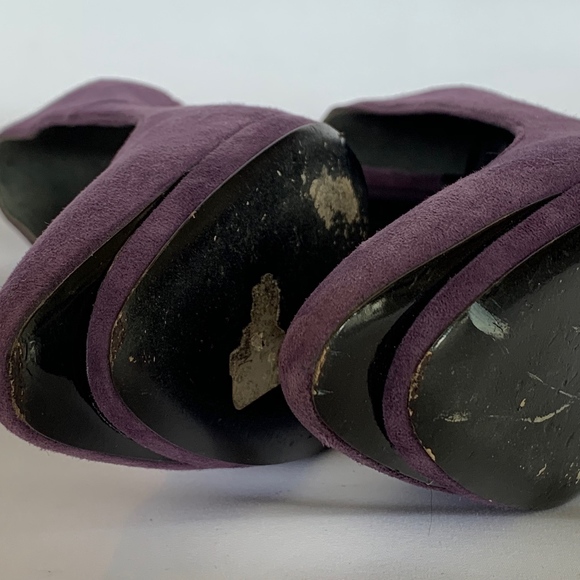 Balenciaga Plum Suede Pumps - EU sz 37 - Picture 6 of 8